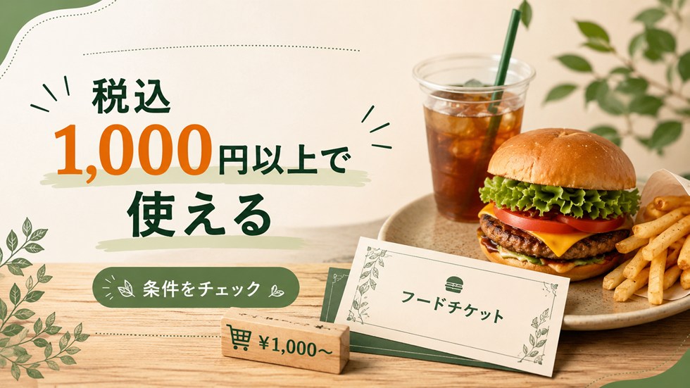 税込1,000円以上で利用可能！700円チケットの条件を確認