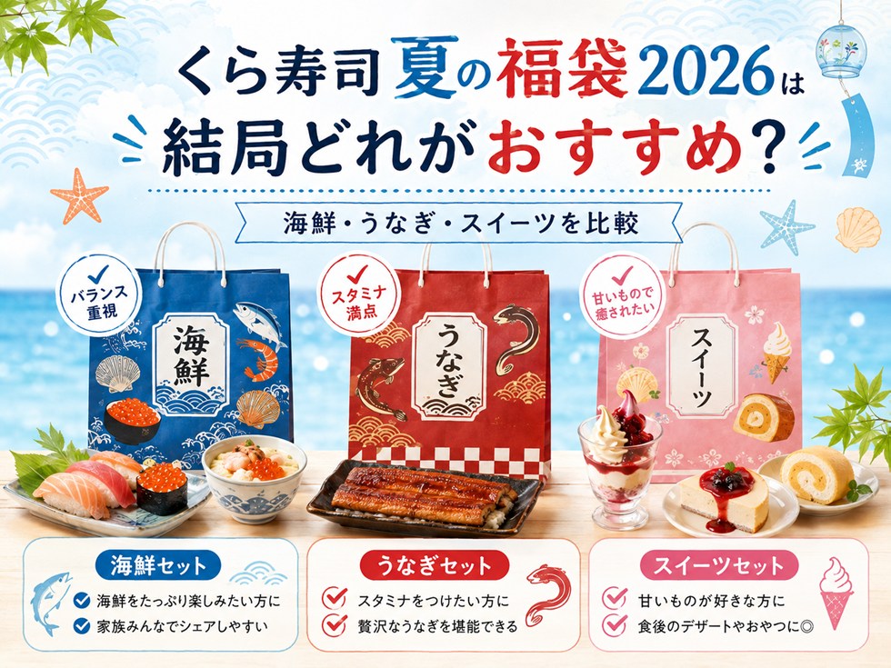 くら寿司夏の福袋2026は結局どれがおすすめ?