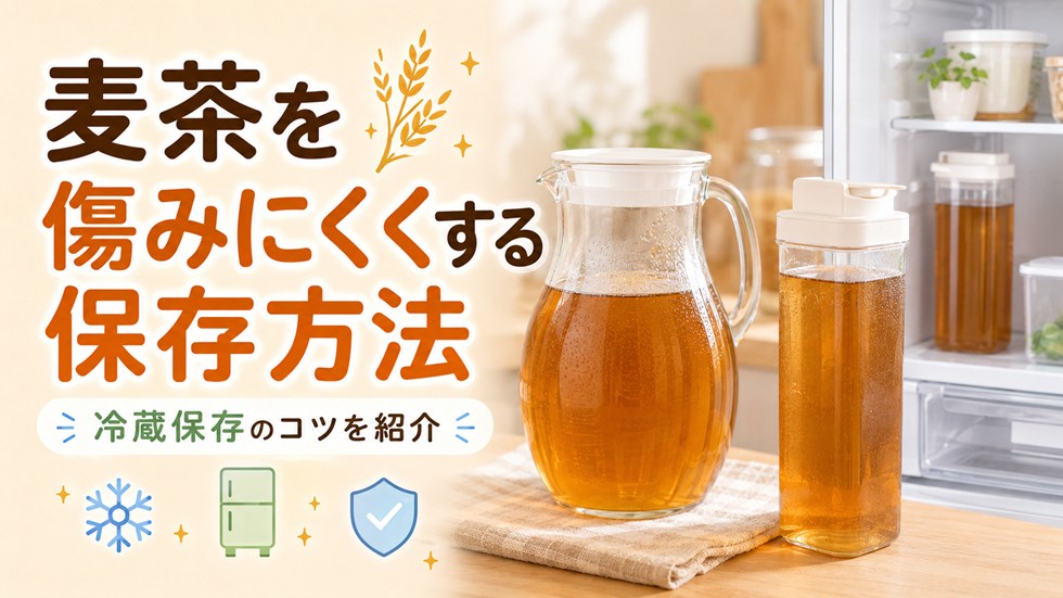 麦茶を傷みにくくする保存方法