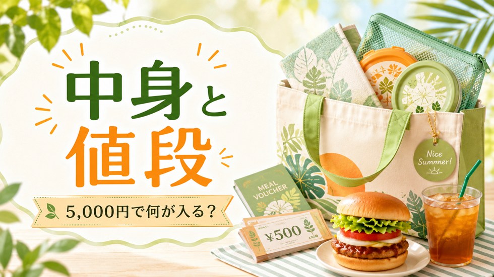 モス「サマーラッキーバッグ2026」の中身と値段