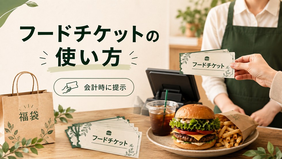 フレッシュネス福袋フードチケットの使い方は？