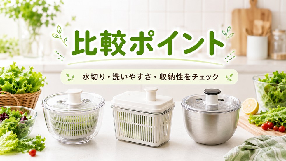 サラダスピナーおすすめ5選の比較表