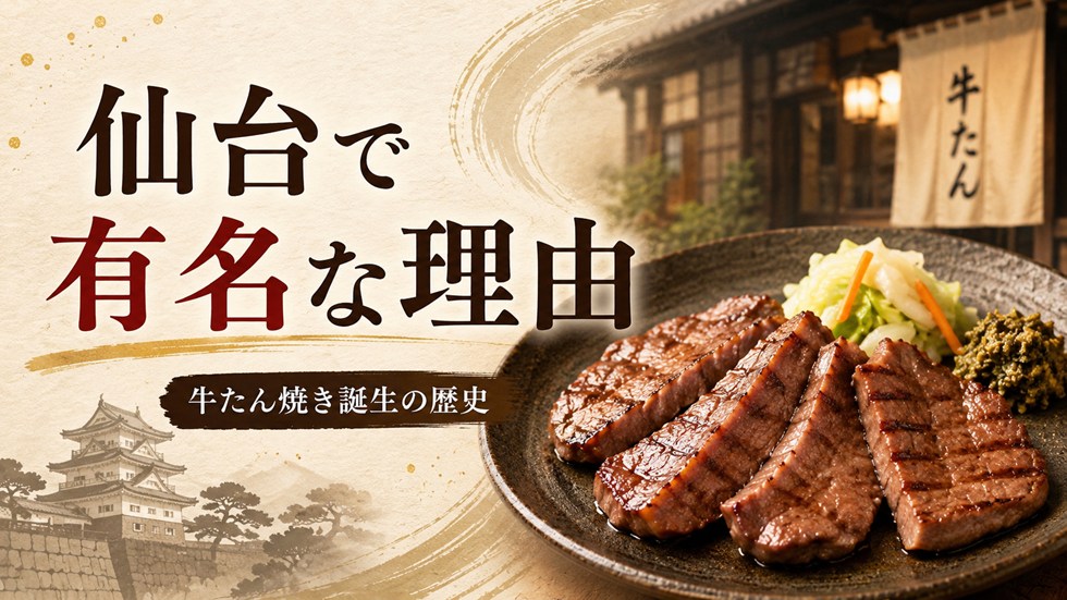 なぜ仙台は牛タンが有名?牛たん焼き誕生の歴史