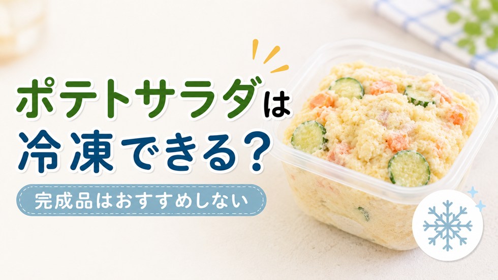 ポテトサラダは冷凍できる？