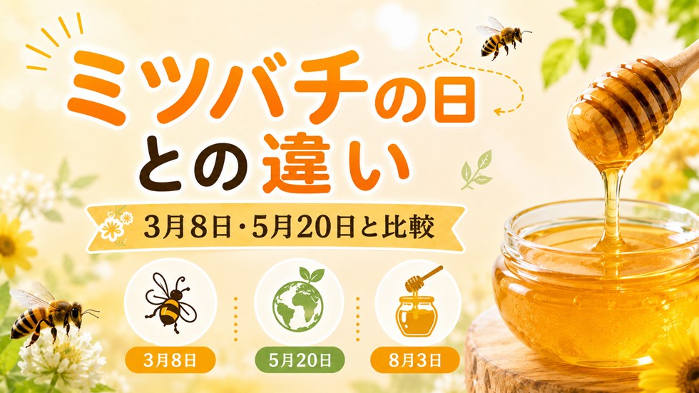 はちみつの日の雑学|ミツバチの日との違い