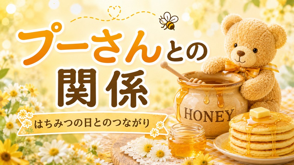 はちみつの日とプーさんにはどんな関係がある?