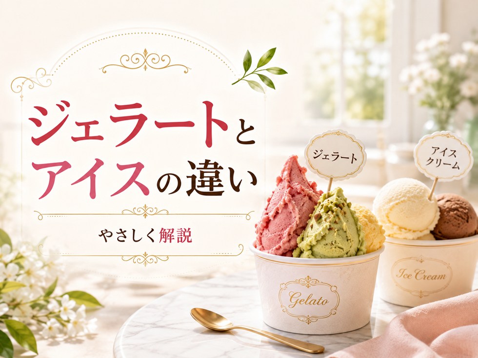 ジェラートとは？アイスクリームとの違い