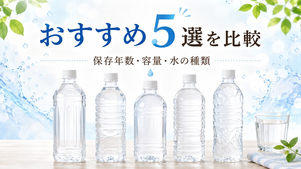 長期保存水おすすめ5選を比較