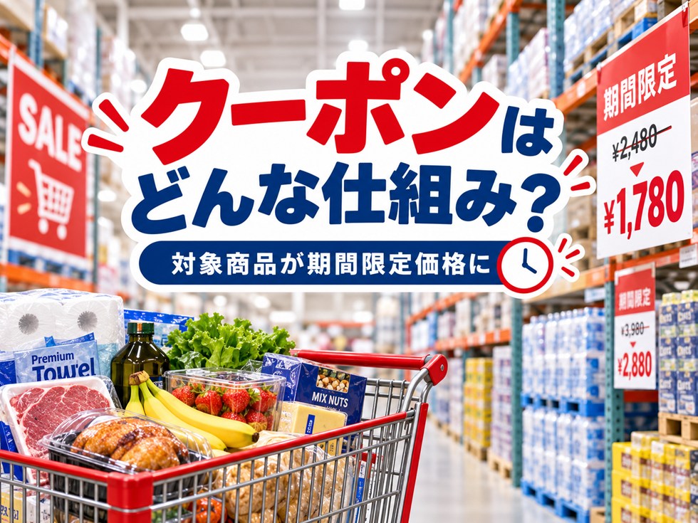 コストコのクーポンはどんな仕組み？